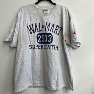 Gildan Mens Activewear Ultra Cotton Tee Walmart 2533 Supercenter T-shirt Gray XL